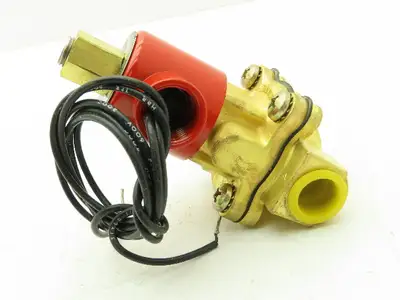 Skinner Lancer 2LE1HB4052 Solenoid Valve 2-Way NO 120V 50 PSI 1/2" NPT Steam