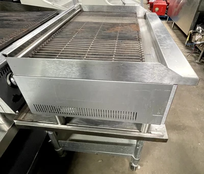 72-0389 Qualite 36" Countertop Natural Gas Charbroiler