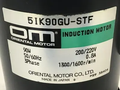 USED ORIENTAL MOTOR 5IK90GU-STF