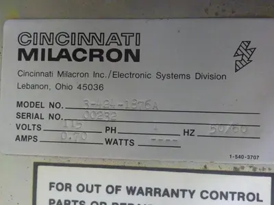 USED CINCINNATI MILACRON 3-424-1876A