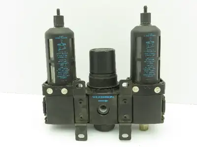 Wilkerson F18-03-SK00 Numatic Filter R18-03-F000 Reg L18-C3-LK00 Lubricator Assy