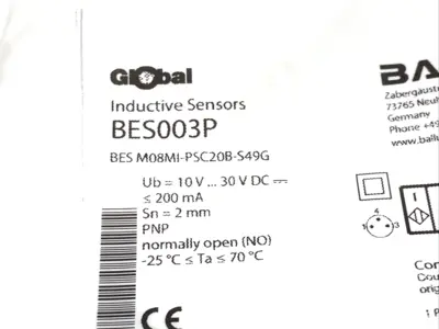 New | in-Stock Balluff BES M08MI-PSC20B-S49G Proximity Sensors Michigan US | Maverick Industrial Sales #1389244