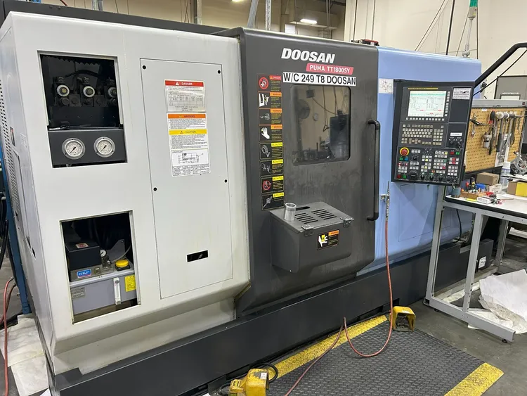 2013 DOOSAN PUMA TT1800SY 5-Axis or More CNC Lathes | Tight Tolerance Machinery