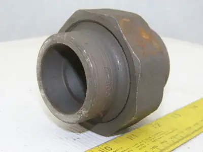 A105N 1-11/16" ID Socket Weld Pipe Fitting UNION