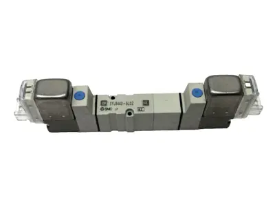 USED SMC PNEUMATIC SOLENOID VALVE 5-PORT 24VDC