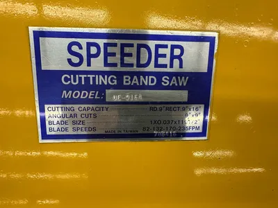 SPEEDER UE-915A Horizontal Band Saws | Midstate Machinery (4)