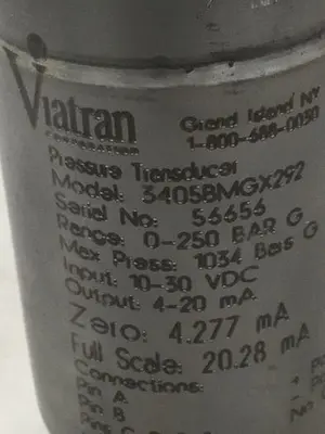 USED VIATRAN 3405BMGX292