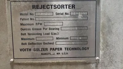USED REJECTSORTER RS 2 C