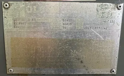 USED OLSON INDUSTRIES 1825 PP700-6