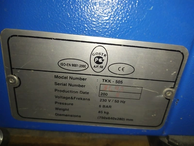 SONMEZ MAKINA  PVC Welding Machine, excellent condition, very slightely used, OFFERS INVITED