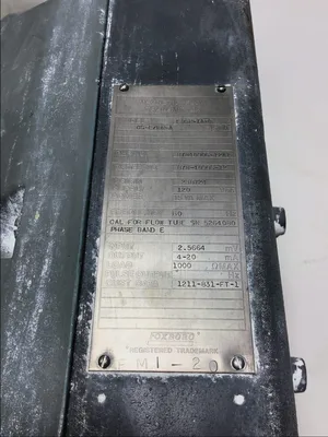 Foxboro E9/6P-IA-0 – CS-E/FN-A Magnetic Flow Transmitter 120VAC 15VA Max 60Hz