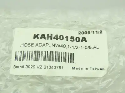 Agilent KAH40150A Varian Hose Adapter NW40 1.51.62 inch Male Aluminum Lot of 3