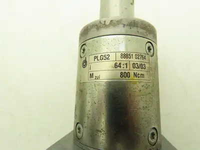 Dunkermotoren PLG52 Gear Motor 64:1 Reducer 51 RPM 24V 12mm Shaft