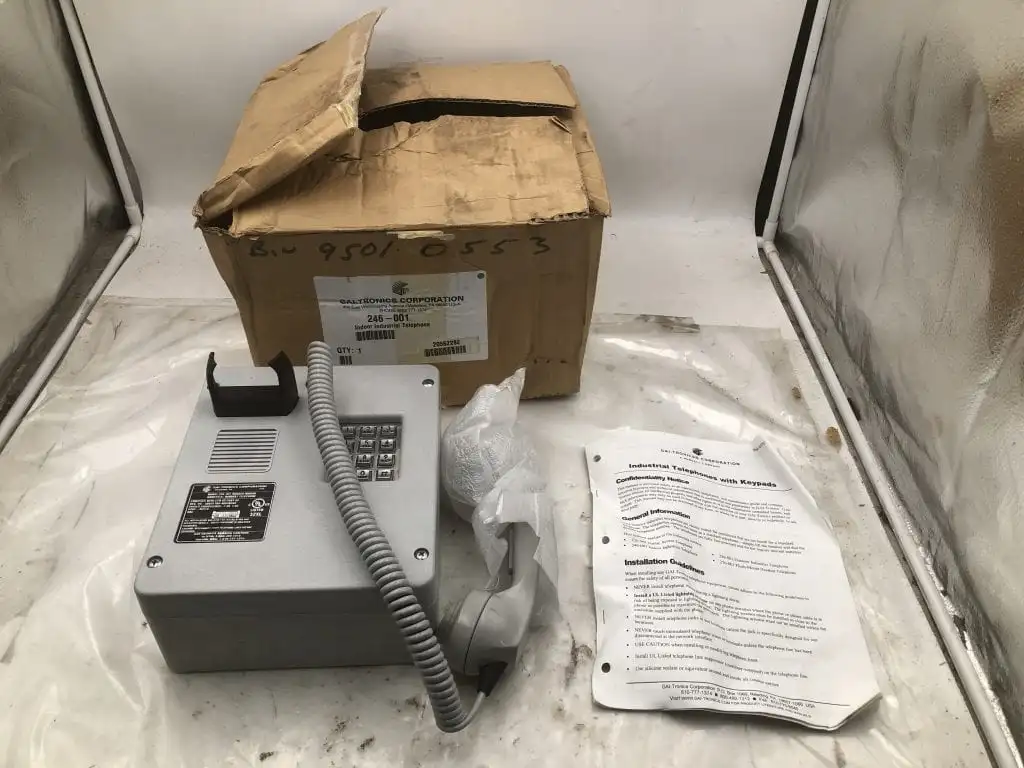 GAl-Tronics 246-001 Rugged Indoor Industrial Handset Telephone -NIB
