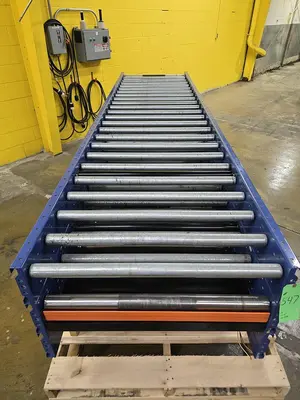 Used MHS ROLLER BED BELT CONVEYOR Belt Conveyors Wisconsin US | Packer City Sales #1301768