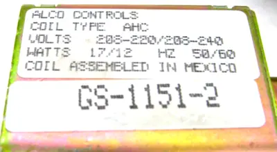 NEW ALCO CONTROLS 202CB1/8B5/32B SOLENOID VALVE 202CB18B532B