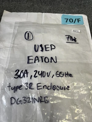Used Eaton DG321NRB Misc Electrical & Power Parts California US | Davliegogo LLC #1710544