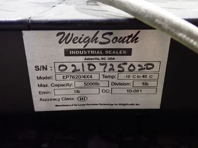 Used INDUSTRIAL SCALES LP7604X4 Material Handling (misc) Ohio US | HGR 24 #1287375