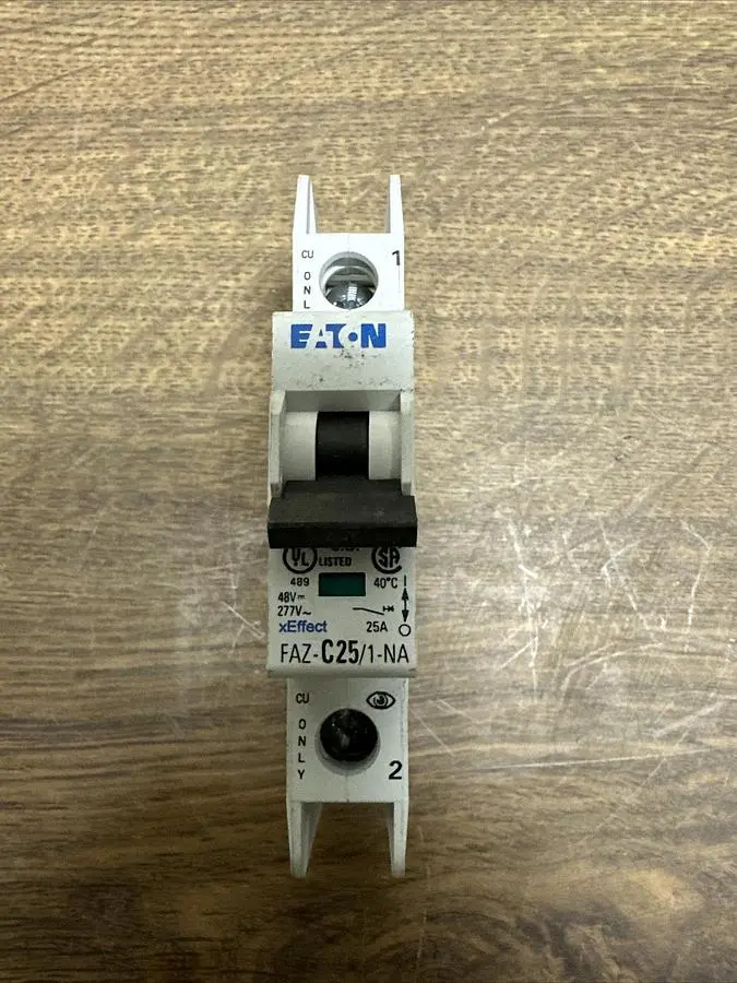 Used EATON FAZ-C25/1-NA Miscellaneous Equipment (Electrical & Power) | Surplus Asset Holdings #1194124