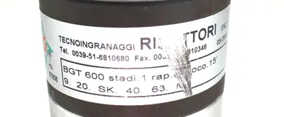 USED TECNOINGRANAGGI RIDUTTORI BGT 600 9.20.SK.40.63