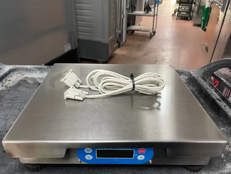 Used Brecknell Used Brecknell 6720U POS Retail Checkout 15lb Stainless Deli Grocery Scale Food Scales Illinois US | Falcon Restaurant Supply #1375681