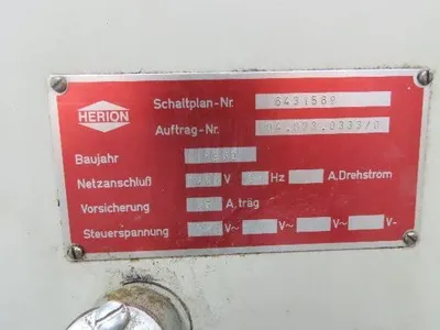 Herion Hydraulic Power Unit 10Hp 120 Gal 4500 PSI Denison Pump PV6-2R1C-C02