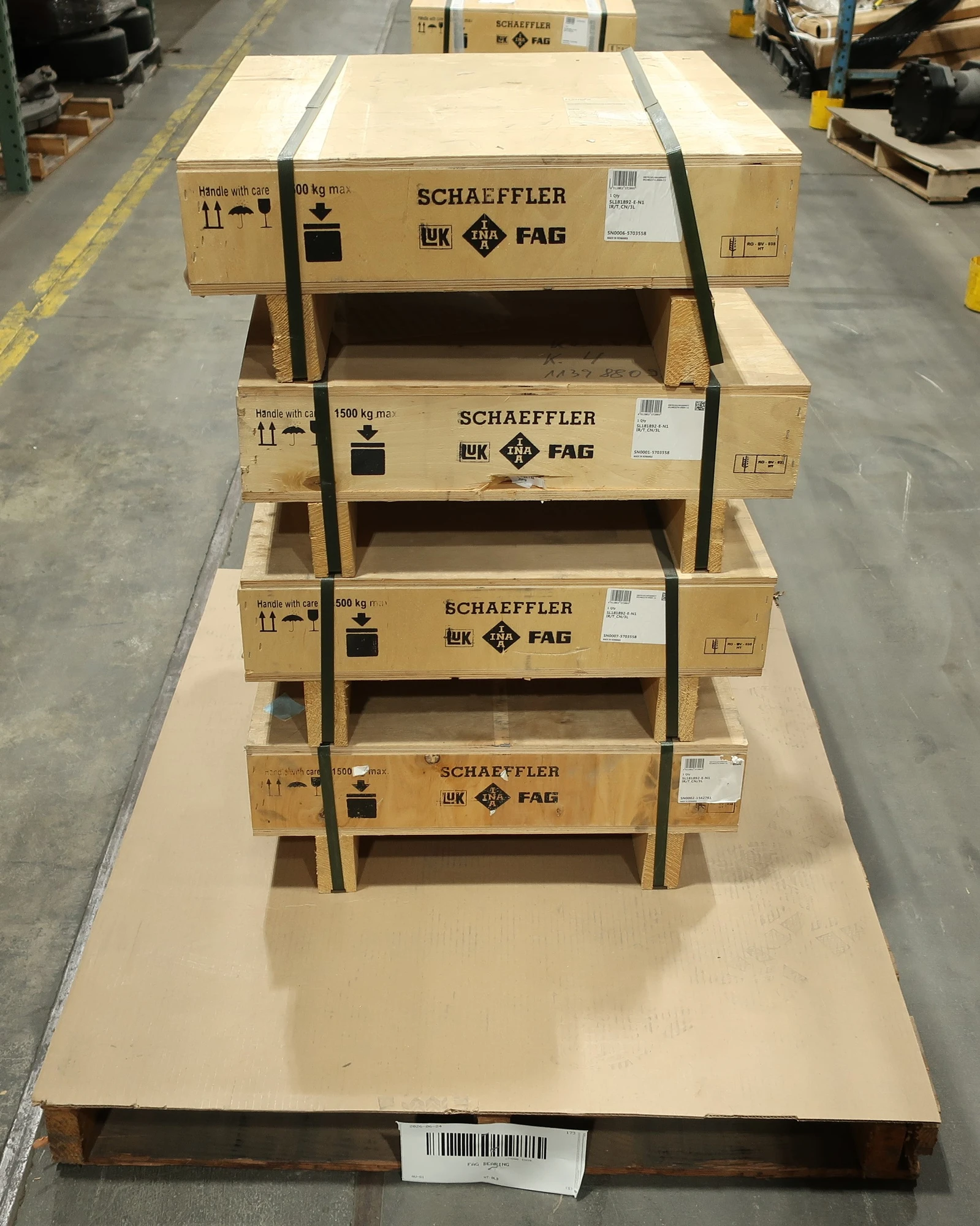 Used FAG SL181892-E-N1 Bearings Ohio US | Aucto #1306619
