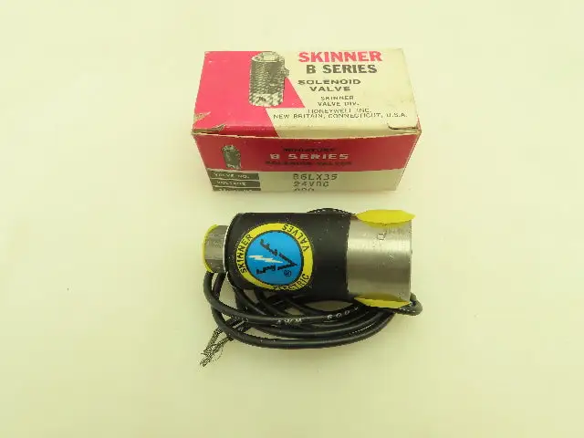 Honeywell Skinner B6LX35 Solenoid Valve 3-Way NO 24VDC 175 PSI 1/8"