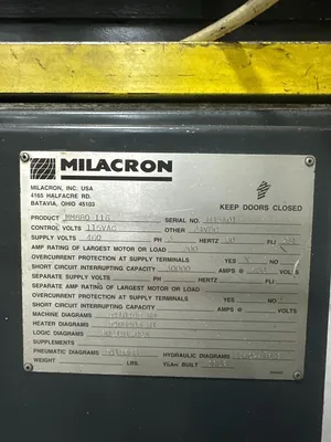 2002 MILACRON MM-880-116 Horizontal Plastic Injection Molding Machines | JYC MACHINERY (14)
