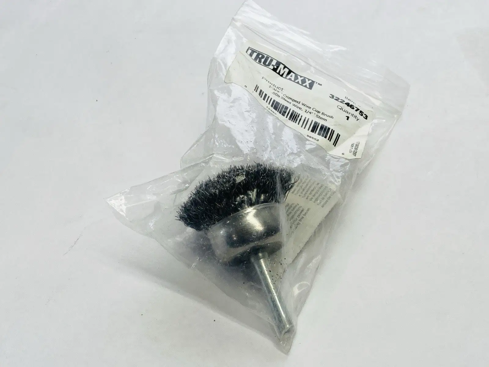 32246753 | Tru-Maxx  Cup Brush 1-3/4" Diameter 0.006" Wire Diameter Steel Crimped - New Other