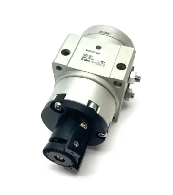 USED SMC DOUBLE VANE ROTARY TABLE CYLINDER 90-DEGREE SIZE 20