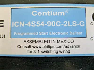 NEW Philips Advance Centium ICN-4S54-90C-2LS-G Lighting Ballast 120V-277V F19