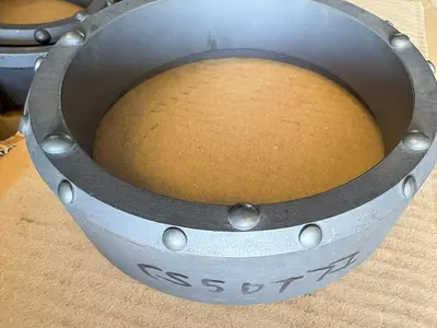 New | in-Stock AFTERMARKET 5" DUAL ROTARY SHOE – 7 DOMED BUTTONS ON FACE, 21 BUTTONS ON SHOULDER – THIN WALL Drilling Attachments Pennsylvania US | East West Machinery & Drilling #1418130