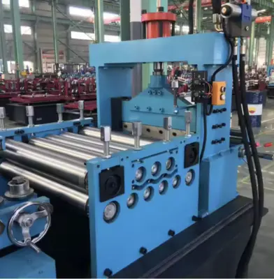 Hydraulic Post Cutting Steel Frame Purlin Roll Forming Machine in China