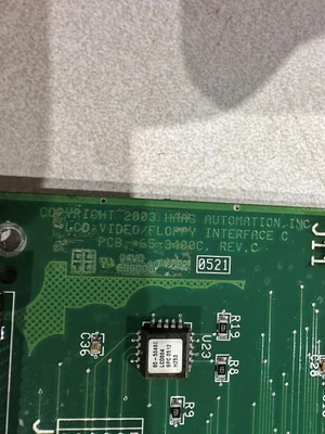 HAAS 65-3400C LCD VIDEO/FLOPPY INTERFACE BOA