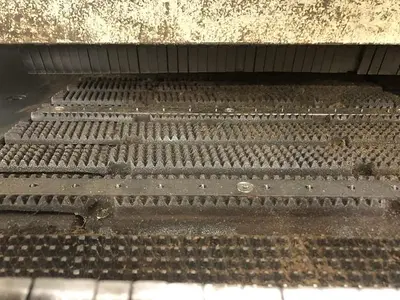 WEINIG RAIMANN PROFIRIP KR-310-M GANG RIPSAW WITH (2) MOVING BLADES WITH RAIMANN VALUE RIP IV GANG RIPSAW INFEED SYSTEM