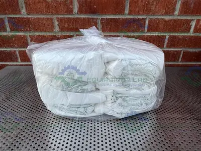 NEW BOX OF 30 - ALPHA PROTECH MS-01J06-8 ELASTIC WHITE SONIC WELDED SLEEVE PROTECTOR