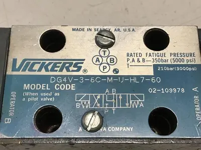 USED VICKERS DG4V-3-6C-M-U-HL7-60