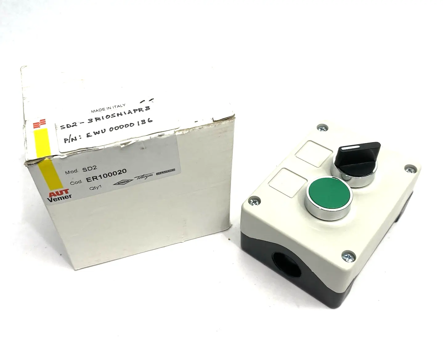 USED BREMAS AUT VEMER CONTROL SWITCH ASSEMBLY SD2-3R10SNIAPR3