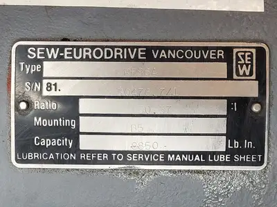 USED SEW-EURODRIVE RF86DT132S8/2BHF7