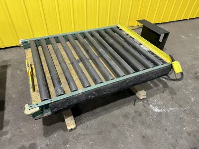 4000 LB X 48" X 40"  ECONO-LIFT MODEL #SL24-40 HYDRAULIC SCISSOR LIFT TABLE WITH ROLLER TOP: STOCK #20950