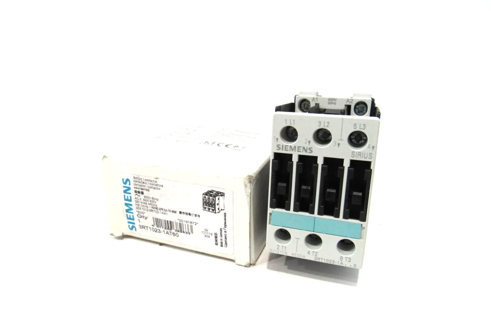 NEW SIEMENS 3RT1023-1AT60 CONTACTOR 3RT10231AT60