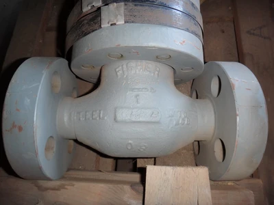 Fisher 1" 1500 Class, Steel, Flanged Control Valve