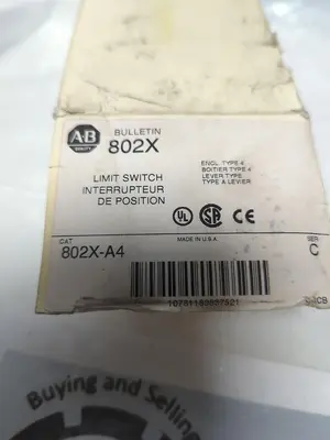 New | in-Stock ALLEN-BRADLEY 802X-A4 Miscellaneous Equipment (Electrical & Power) | Surplus Asset Holdings #1195464