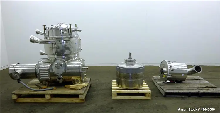 Used WESTFALIA BKA35-86-076 Disc Batch Centrifuges Illinois US | Aaron Equipment #84674