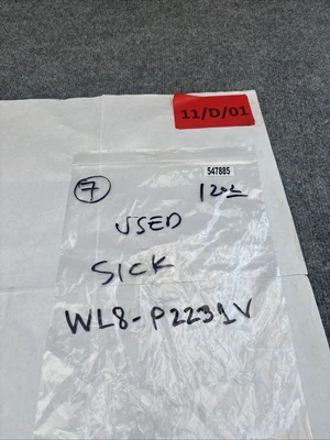 Used SICK WL8G-P2231 Photoelectric Sensors California US | Davliegogo LLC #1707617