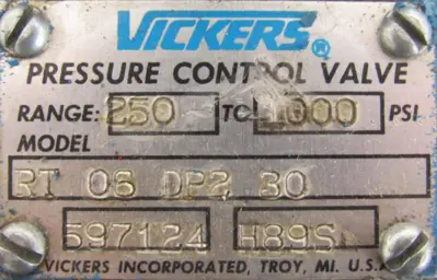 NEW VICKERS RT-06-DP2-30 PRESSURE CONTROL VALVE RT06DP230