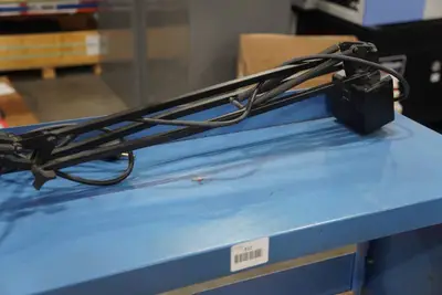 Industrial Workstation with Bench Vise and Built-In Tool Box