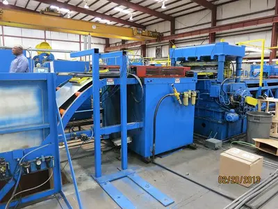 48" x 30,000 Lb. McKay Cut to Length Line (Used)