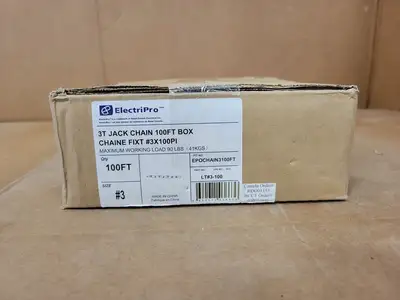 NEW ELECTRIPRO EPOCHAIN3100FT